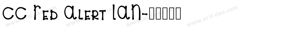 CC Red Alert LAN字体转换